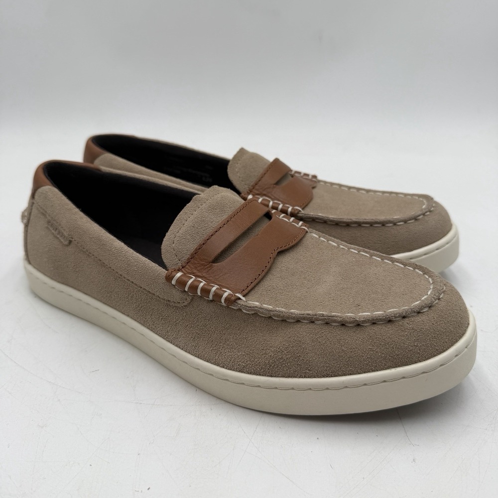 Cole Haan Shoes Mens 9 Birch Beige Nantucket Penny Loafer Slip On Casual